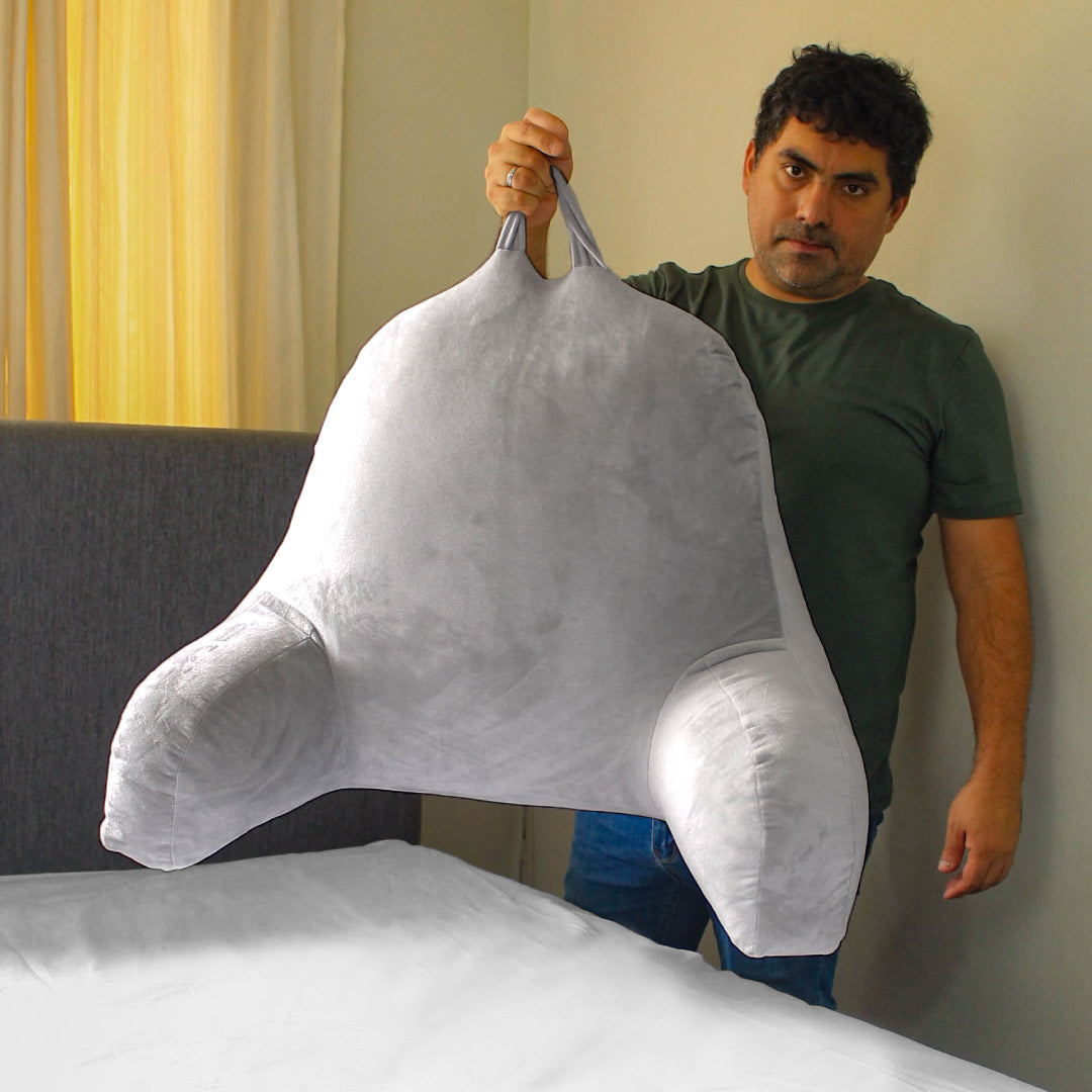 Cojín Anatómico para espalda Extra Grande Gris