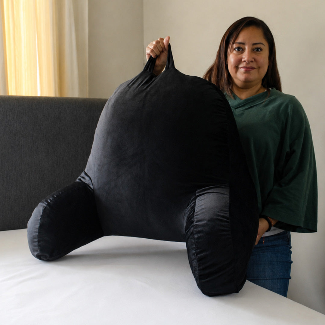 Cojín Anatómico para espalda Extra Grande Negro