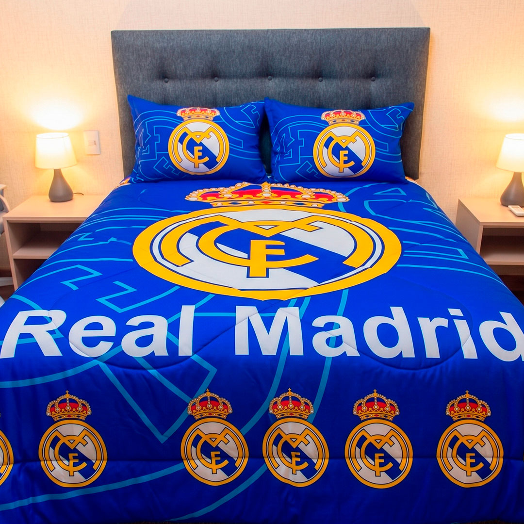 Juego de Edredón Temático Club Real Madrid