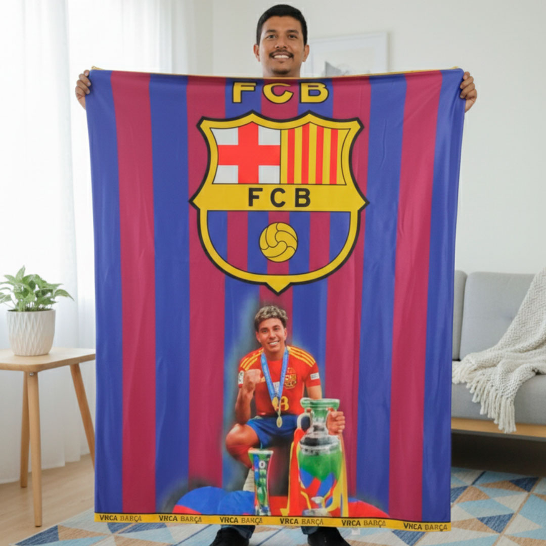 Manta Viajera Diseño FC Barcelona
