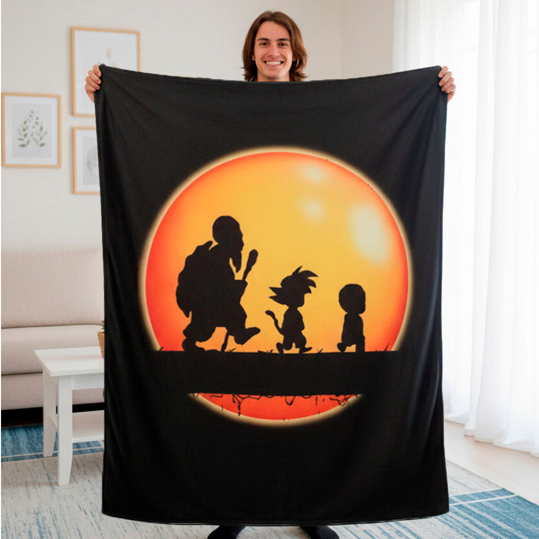 Manta Viajera Diseño Dragon Ball Z